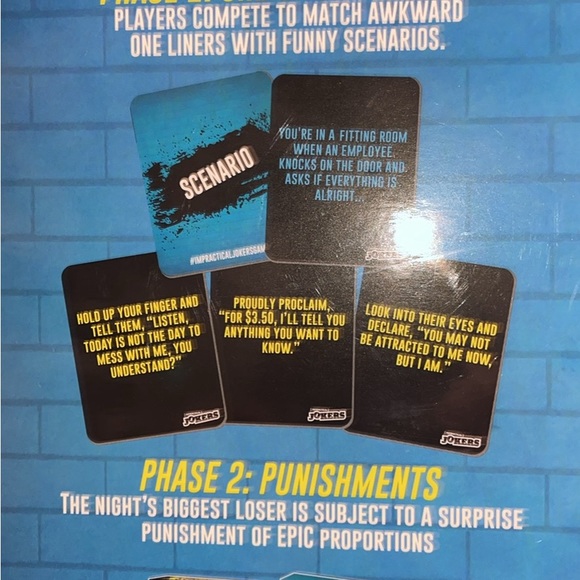 TRUTV Impractical jokers CARD game BNIB MURRAY BRIAN Q, Sal vulcano comedy kids - Picture 5 of 5